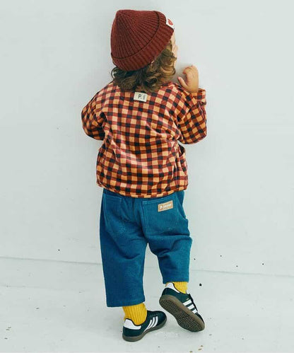 天鵝絨觸感柔軟絨毛抓絨按扣開衫