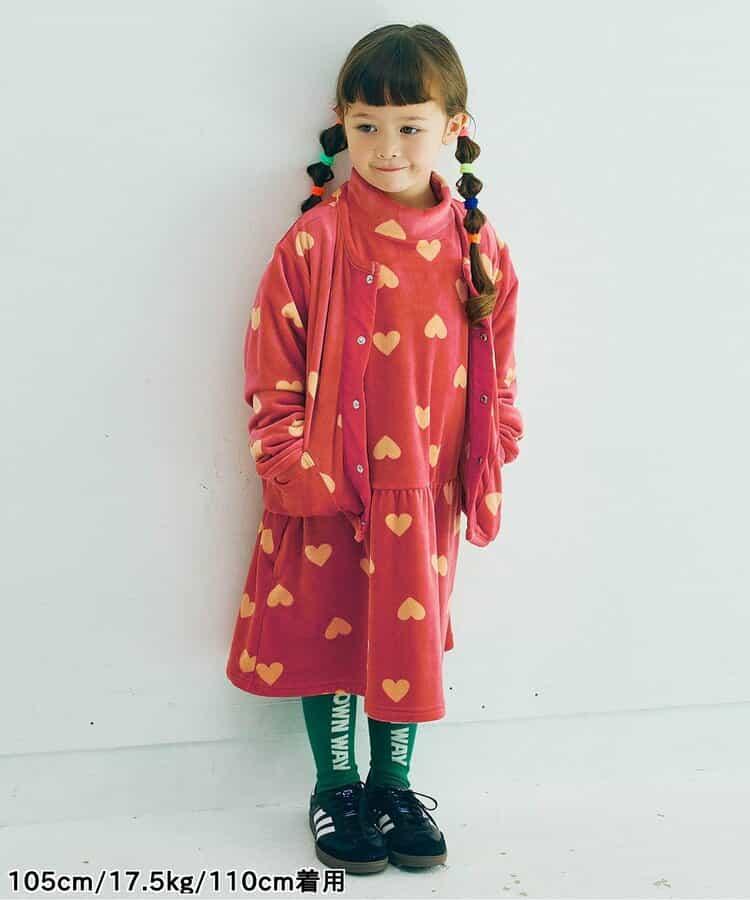 天鵝絨觸感柔軟絨毛抓絨按扣開衫