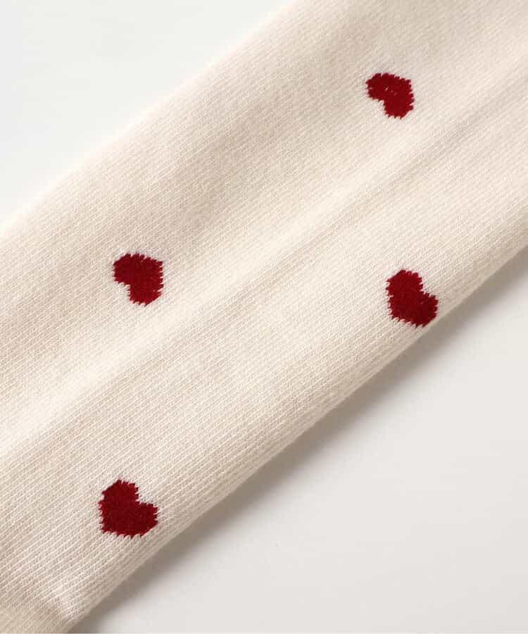 愛心雪花圖案連褲襪