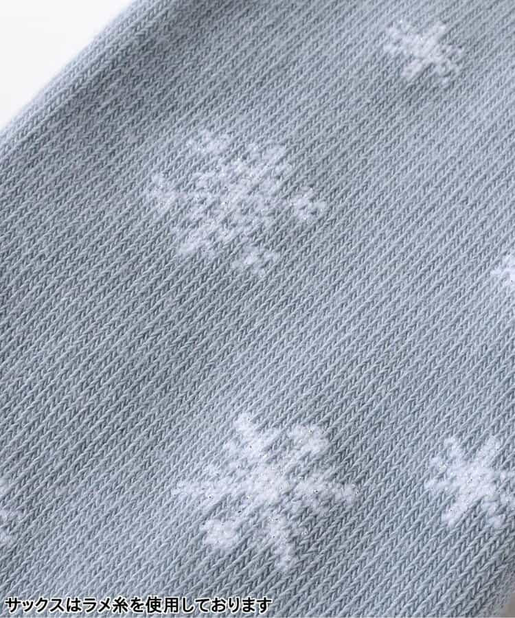 愛心雪花圖案連褲襪