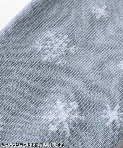 愛心雪花圖案連褲襪