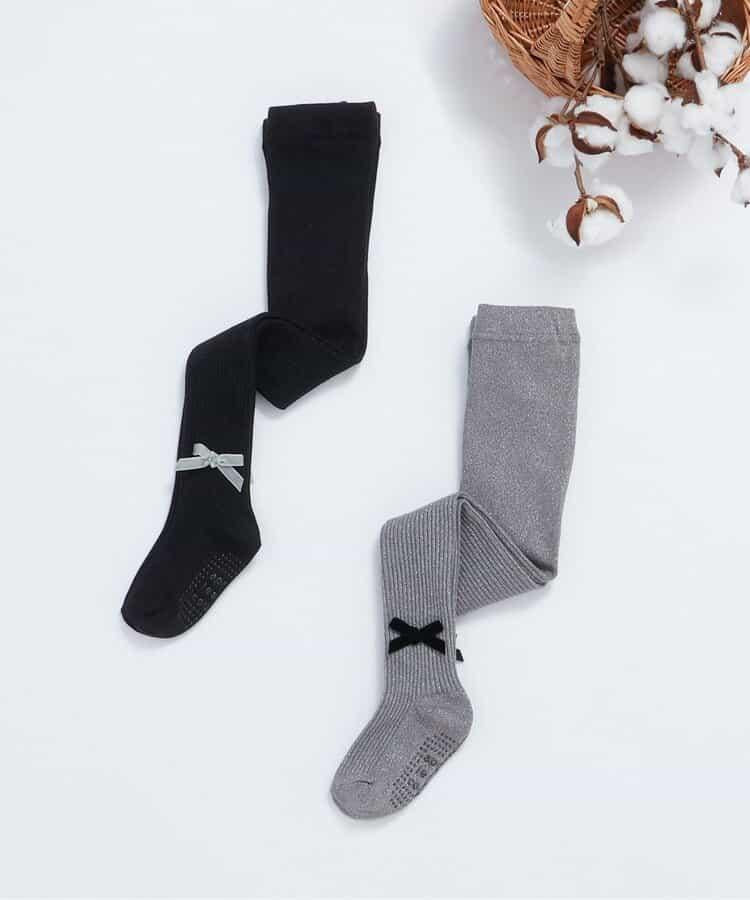 蝴蝶結亮絲連褲襪