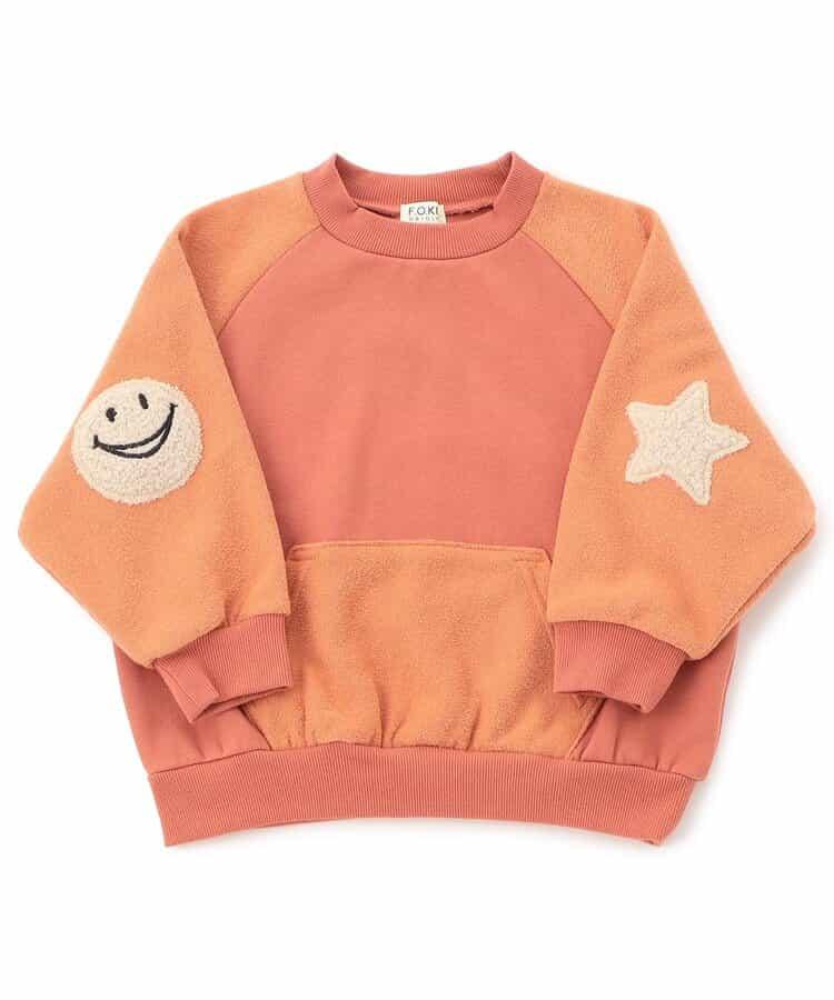 肘部補丁插肩袖衛衣