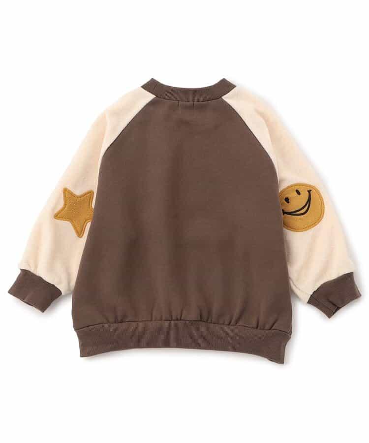 肘部補丁插肩袖衛衣