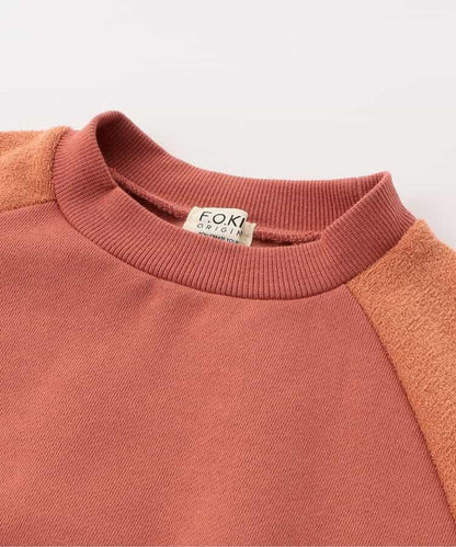 肘部補丁插肩袖衛衣