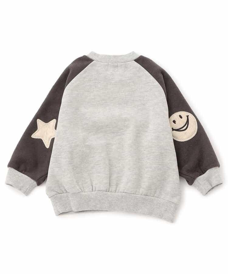 肘部補丁插肩袖衛衣