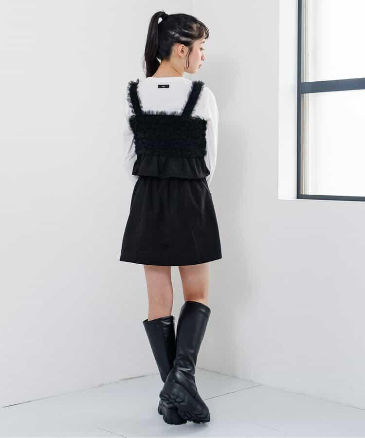 【套裝可搭配】麂皮半身裙褲