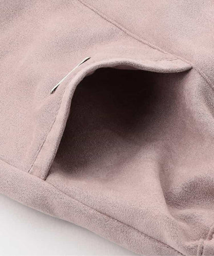 【套裝可搭配】麂皮半身裙褲