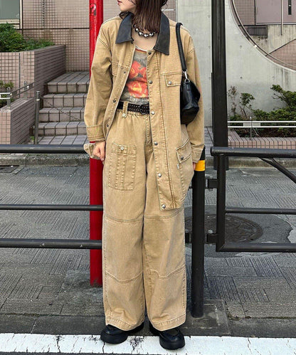 【Ciaopanic】【Anti Warp】工裝牛仔褲