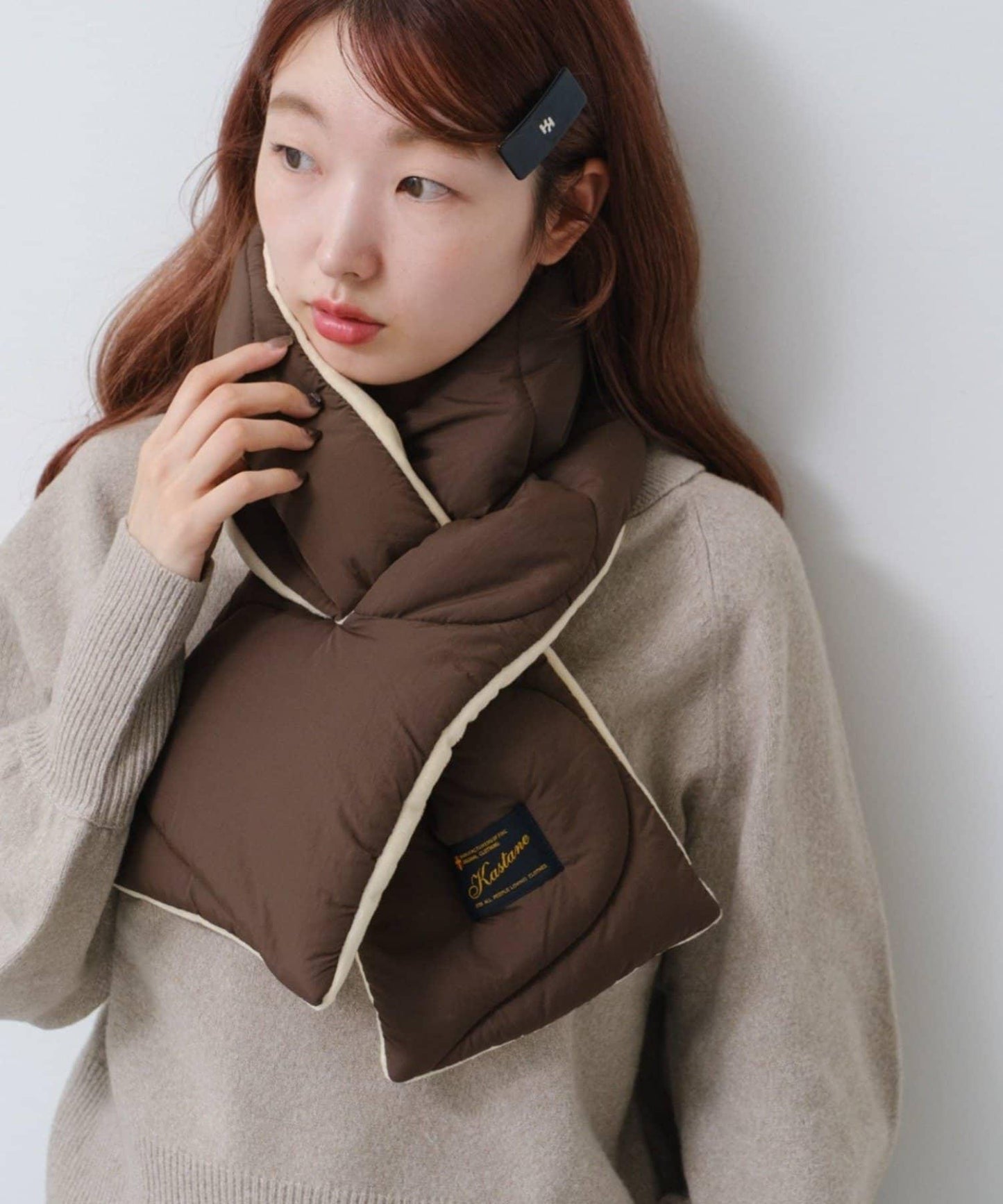 Kastane 絎縫加厚圍巾