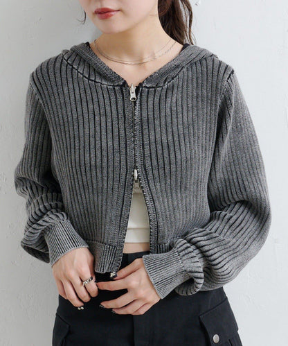 水洗雙面穿連帽衛衣