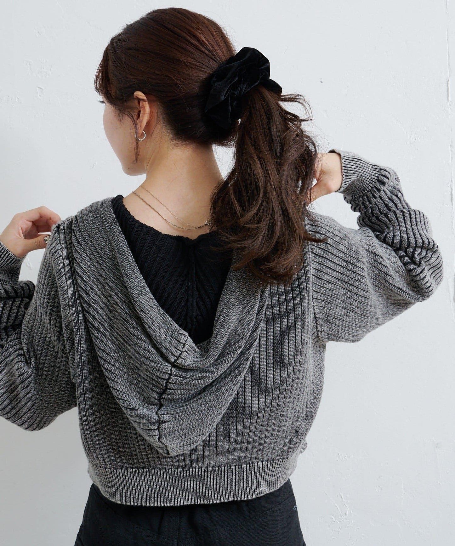 水洗雙面穿連帽衛衣