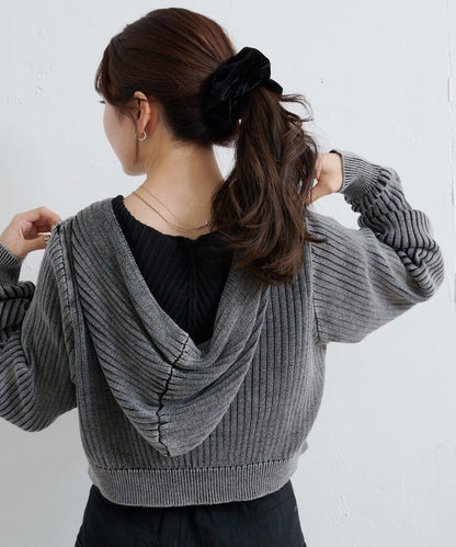 水洗雙面穿連帽衛衣