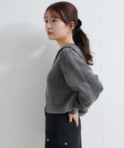 水洗雙面穿連帽衛衣