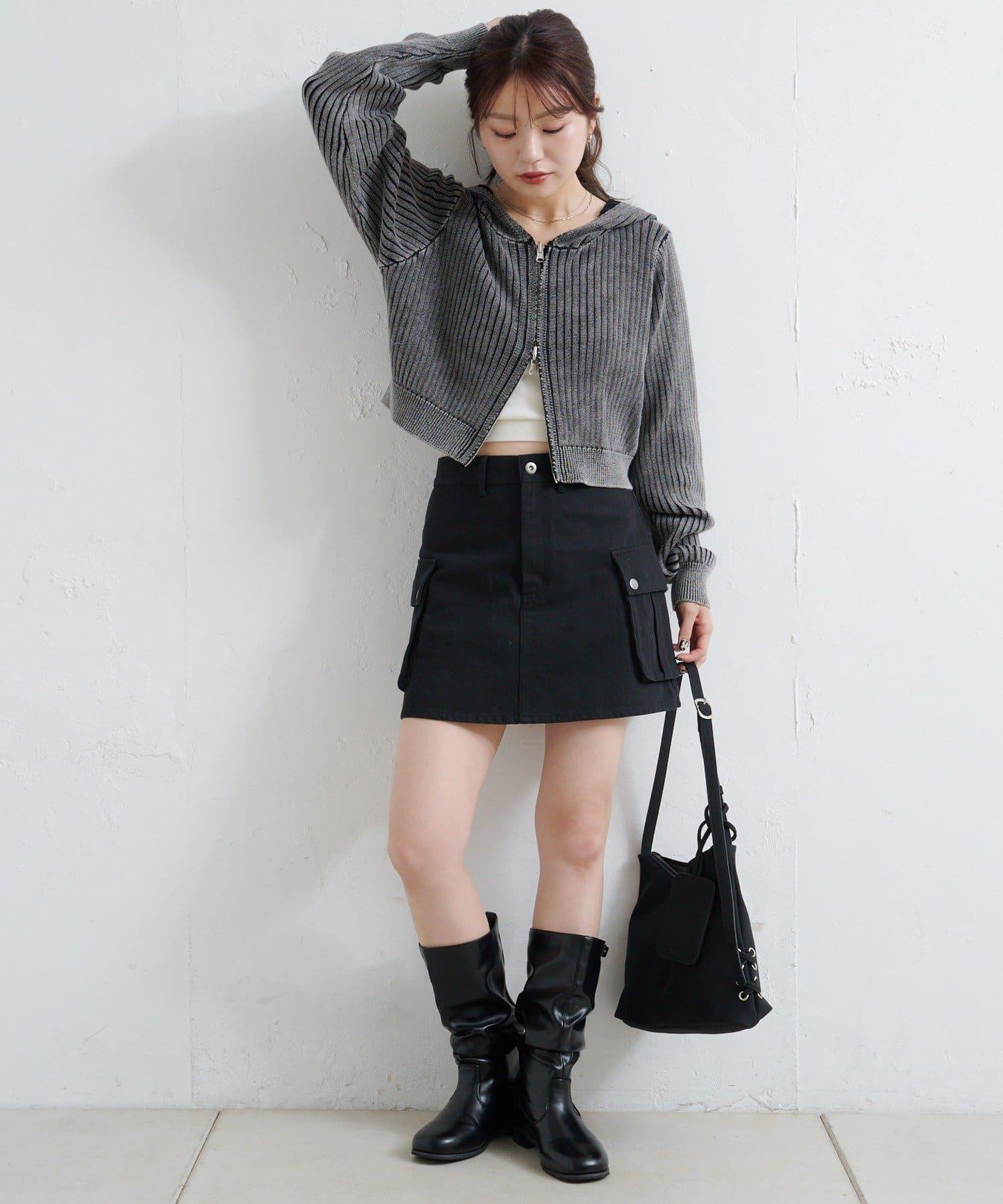 水洗雙面穿連帽衛衣