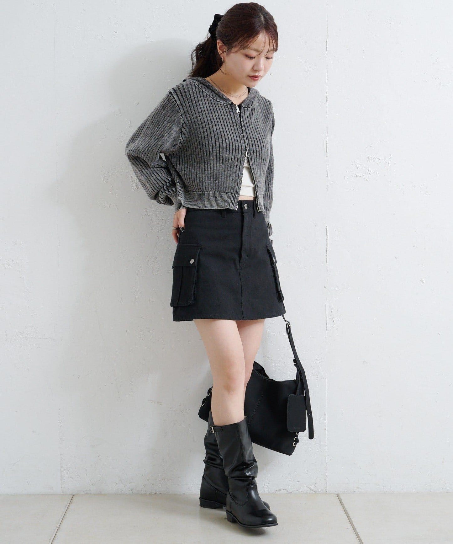 水洗雙面穿連帽衛衣