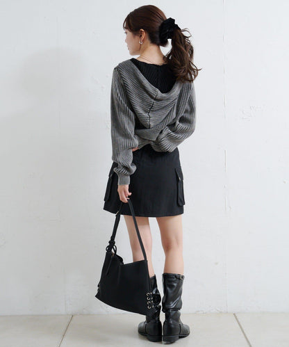 水洗雙面穿連帽衛衣