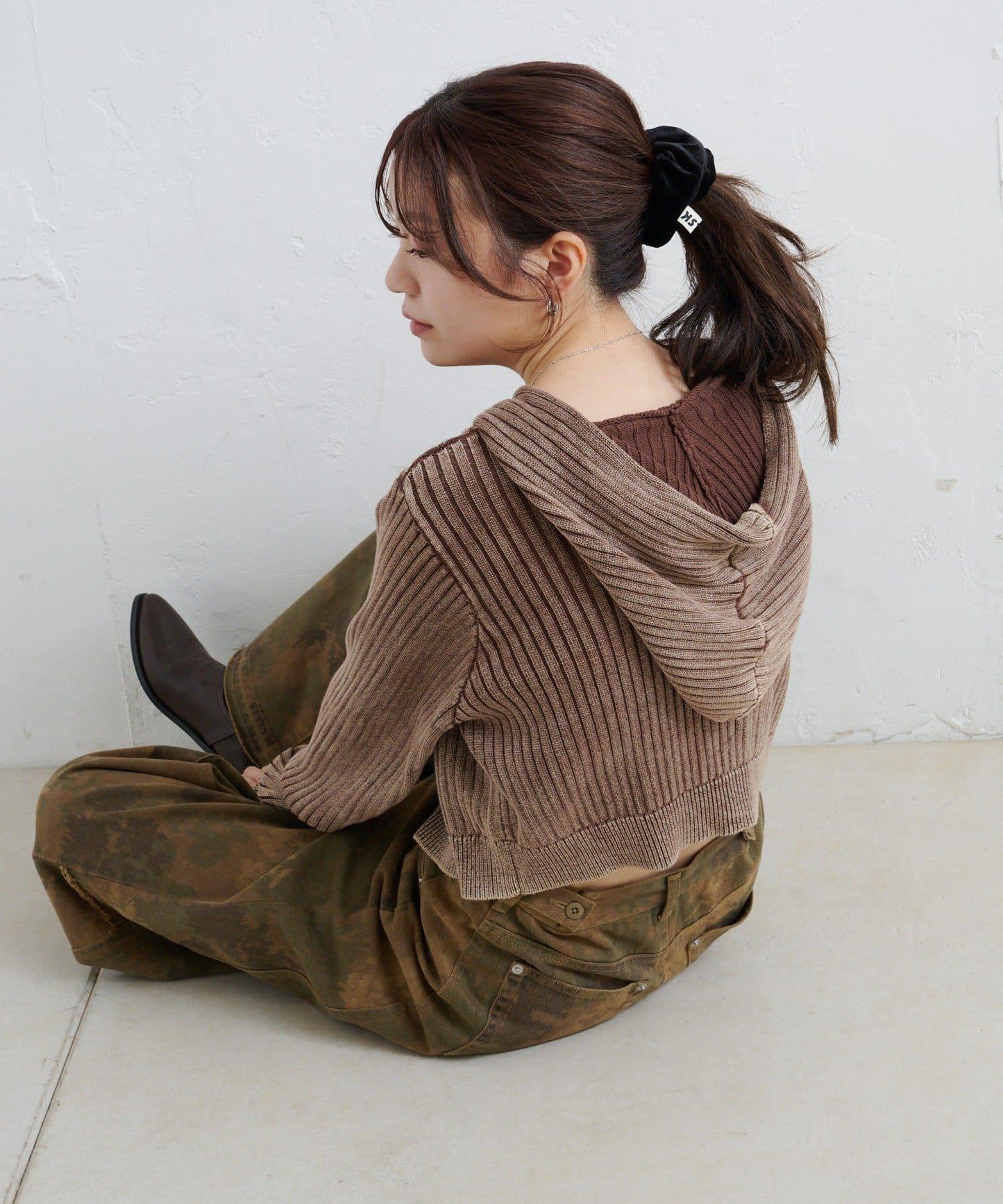 水洗雙面穿連帽衛衣