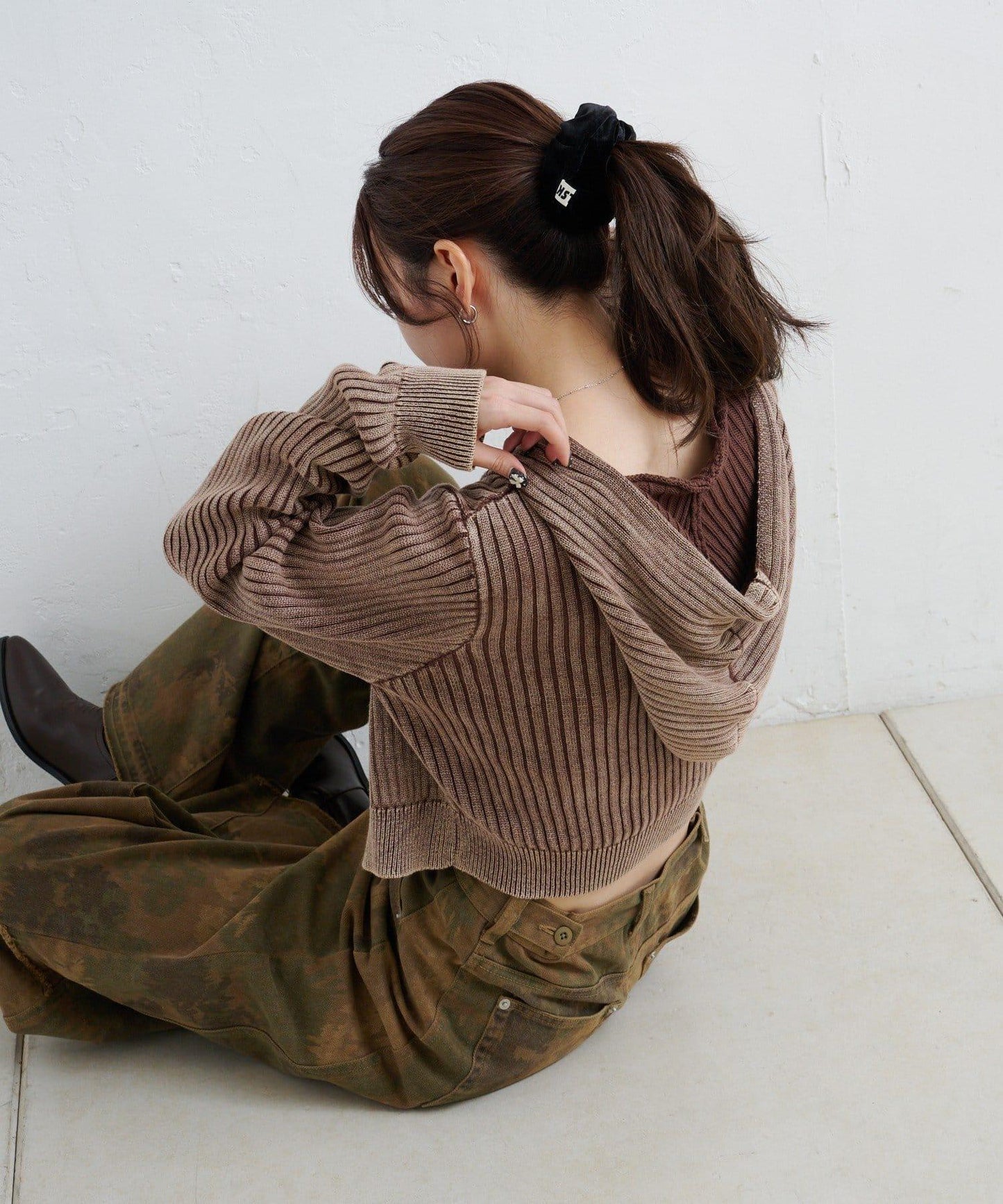 水洗雙面穿連帽衛衣