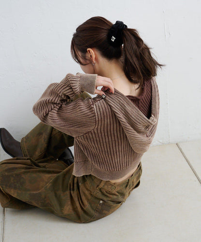 水洗雙面穿連帽衛衣