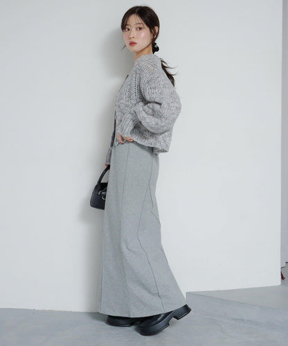 寬鬆粗線針織開衫