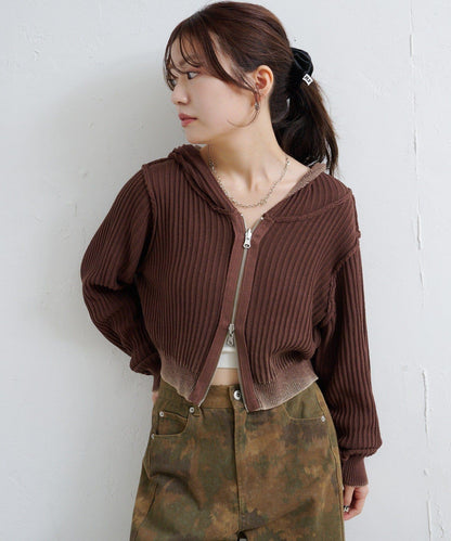 水洗雙面穿連帽衛衣