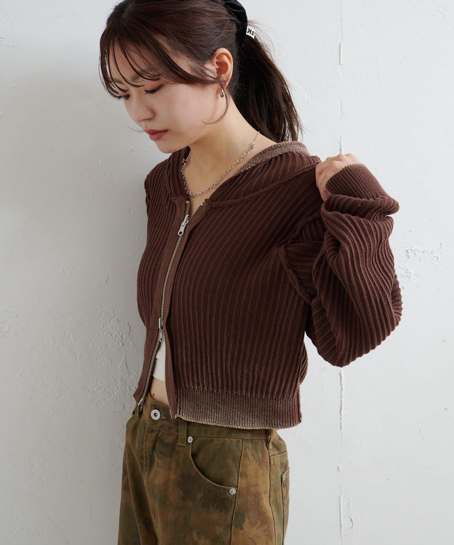 水洗雙面穿連帽衛衣