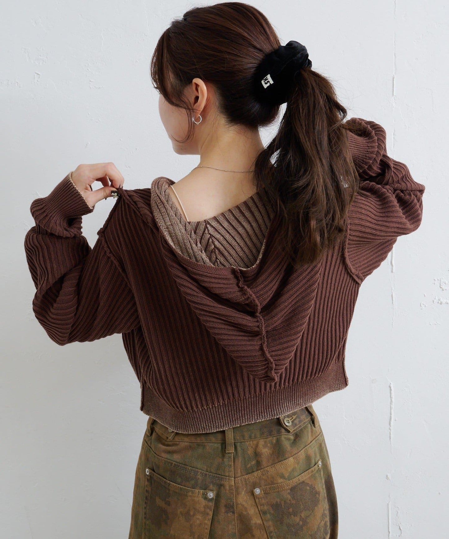 水洗雙面穿連帽衛衣