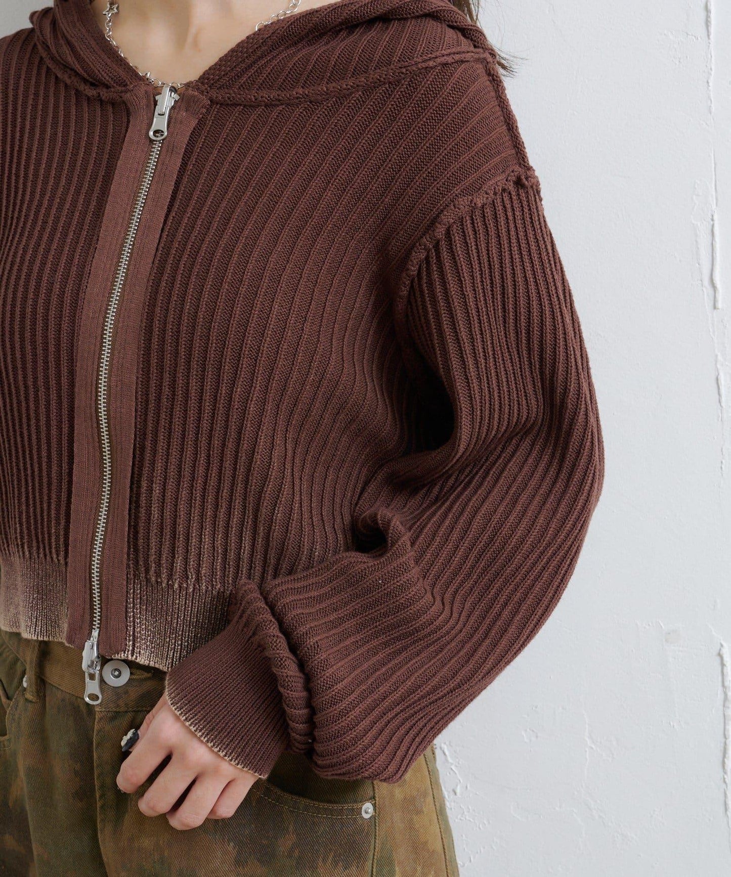 水洗雙面穿連帽衛衣