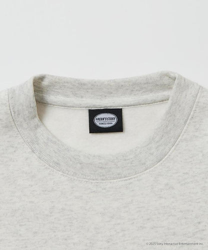 寬鬆版型 背部印花標誌 圓領衛衣 / PlayStation