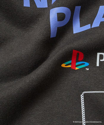 寬鬆版型 背部印花標誌 圓領衛衣 / PlayStation