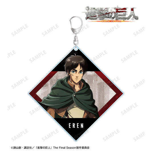 《進擊的巨人》全新繪製 艾倫 戰鬥之後ver. 大號亞克力鑰匙扣