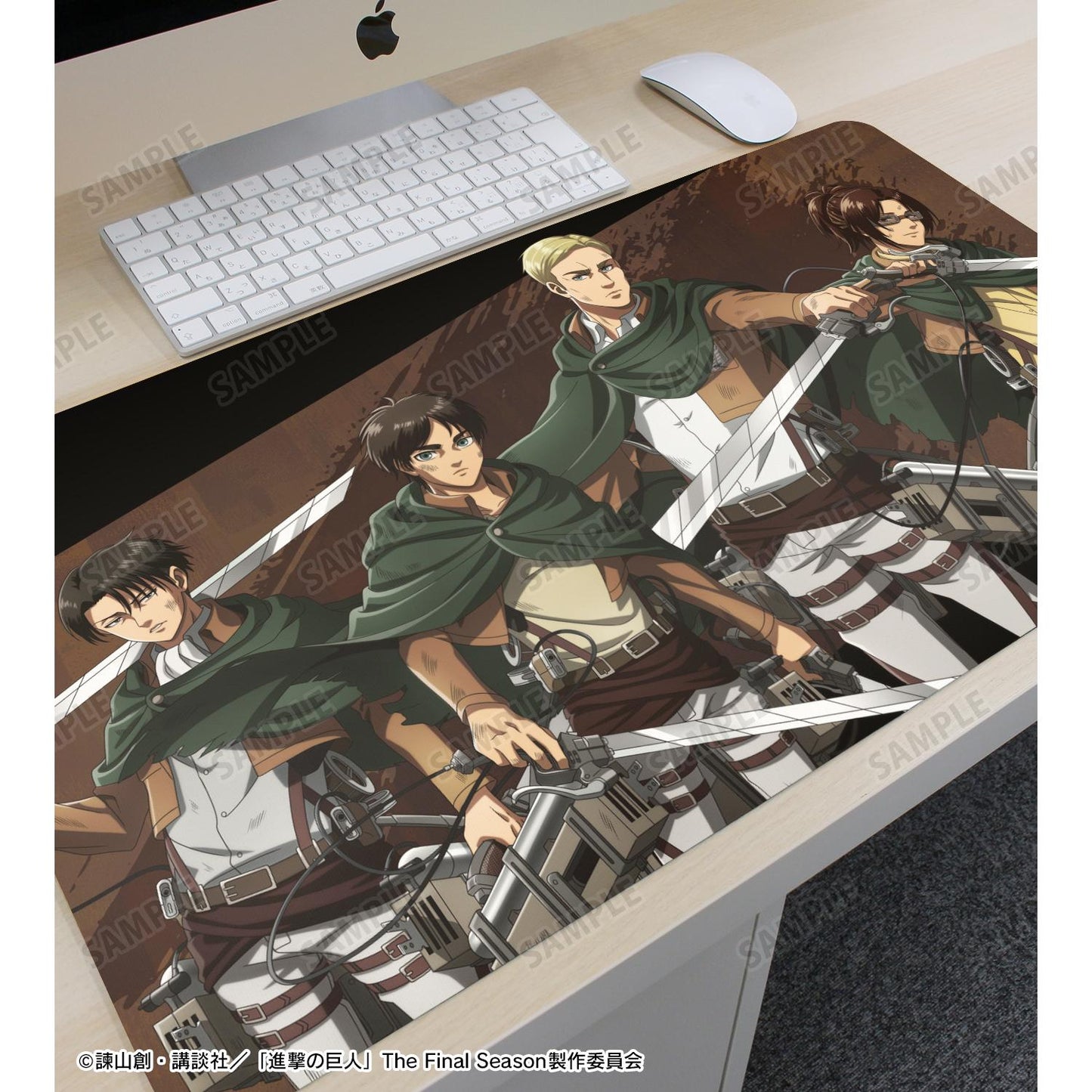 《進擊的巨人》新繪合集 戰鬥之後ver. 多功能桌墊
