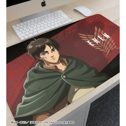 《進擊的巨人》全新繪製 艾倫 戰鬥後的版本 多功能桌墊