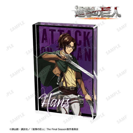 《進擊的巨人》新繪漢吉 戰鬥後的版本 亞克力擺件