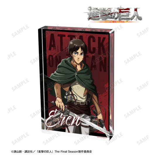 《進擊的巨人》全新繪製 艾倫 戰鬥之後ver. 亞克力擺件