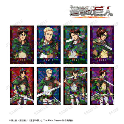 《進擊的巨人》全新繪製 戰鬥之後ver. 隨機全息插畫卡（單品/全套BOX）【BOX/8包入】