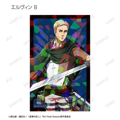 《進擊的巨人》全新繪製 戰鬥之後ver. 隨機全息插畫卡（單品/全套BOX）【BOX/8包入】