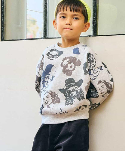 3色3款全印花衛衣