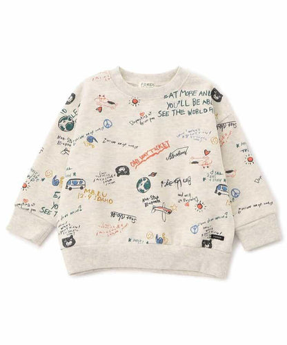 3色3款全印花衛衣