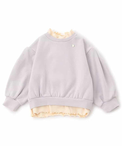 背部開口疊層衛衣