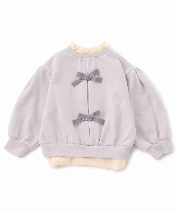 背部開口疊層衛衣