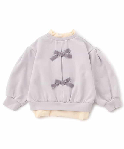 背部開口疊層衛衣