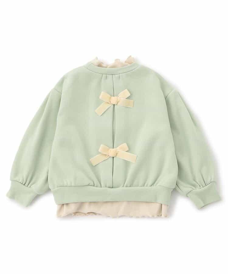 背部開口疊層衛衣