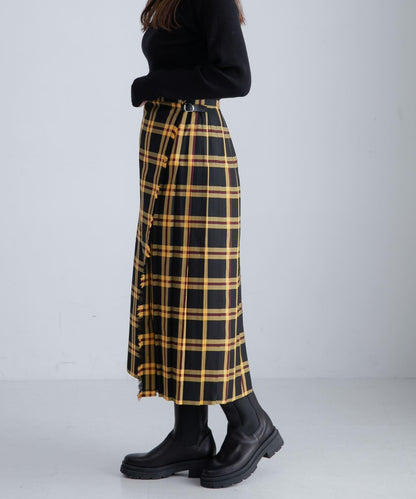 【特別】GLEN FYNE×Sonny Label 格紋拼接裙