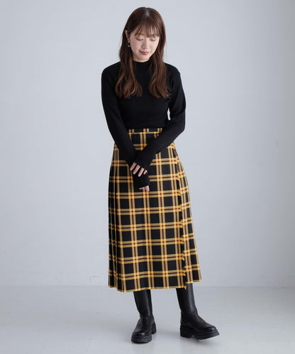 【特別】GLEN FYNE×Sonny Label 格紋拼接裙