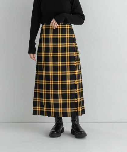 【特別】GLEN FYNE×Sonny Label 格紋拼接裙