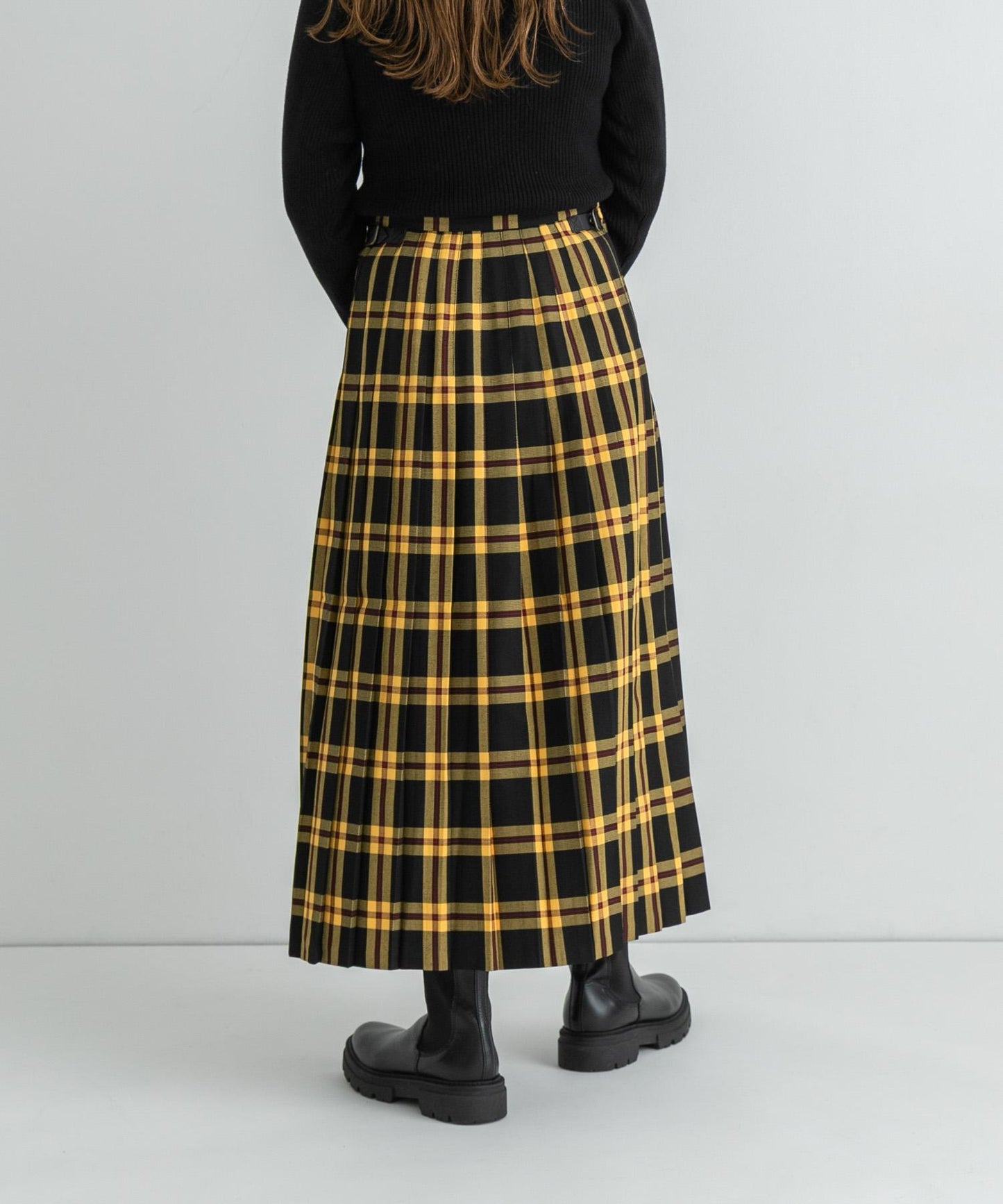 【特別】GLEN FYNE×Sonny Label 格紋拼接裙
