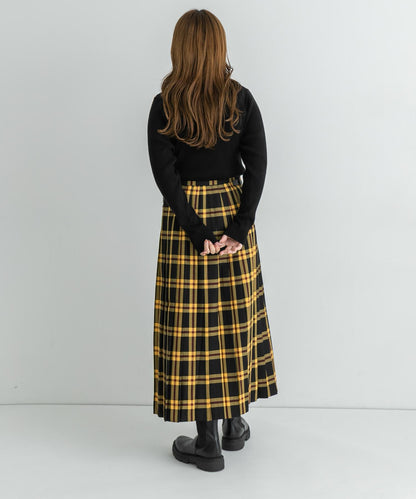 【特別】GLEN FYNE×Sonny Label 格紋拼接裙