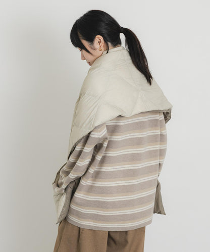 『聯名』TAION×EKAL 可雙面穿羽絨披肩